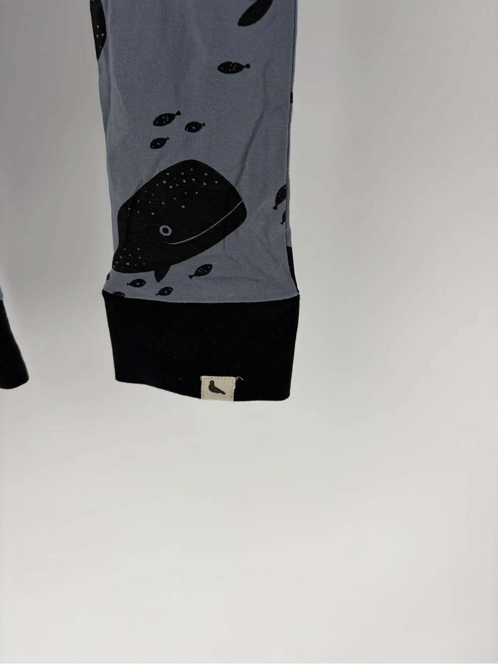 Turtledove London Gray Whale Print LeggingsSz 6/7 Organic Cotton NWT
